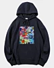 60S Retro Geometric Psychedelic Collage Classic Hoodie