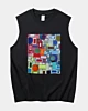 60S Retro Geometric Psychedelic Collage Tank Top