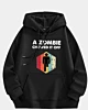 A Zombie Chewed It Off Recovery Funny Leg Arm Ampu Drop Shoulder Fleece Hoodie