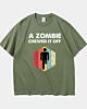 A Zombie Chewed It Off Recovery Funny Leg Arm Ampu Heavyweight Oversized T-Shirt