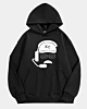 Andy Reid White Avatar  Oversized Fleece Hoodie