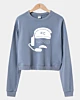 Andy Reid Weiß Avatar Cropped Sweatshirt