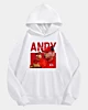 Sudadera con capucha de forro polar Andy Reid Vintage Style Oversized