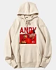 Sudadera con capucha clásica estilo vintage Andy Reid