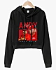 Andy Reid Vintage Style  Cropped Hoodie