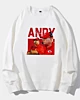 Sudadera clásica de forro polar estilo vintage Andy Reid