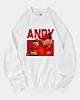 Andy Reid Vintage-Stil überdimensioniert Sweatshirt