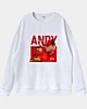 Sudadera con hombro caído estilo vintage Andy Reid