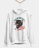 Angry Panther Face Retro Never Give Up Classic Fleece Hoodie