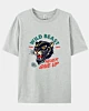 Angry Panther Face Retro Never Give Up 5.3oz Classic T-Shirt