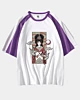 Anime Queen Of Japan Mid Half Sleeve Raglan T-Shirt