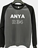 Anya Forger R34 Raglan Sleeve Sweatshirt