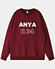 Anya Forger R34 Sweatshirt à épaules tombantes