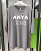 Camiseta de media manga Anya Forger R34 Oversized Mid