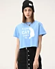 Wenigstens liebt mich meine Katze - Cropped T-Shirt