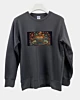Autumn Leaves Feathers Psychedelic Coffee Latte Classic Sweatshirt