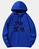 Sudadera con capucha y hombros caídos Baby Bear