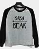 Felpa con maniche raglan Baby Bear