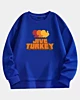Baby Jive Turkey Drop Shoulder Fleece Sweatshirt