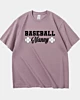 Baseball Nanny Schwergewichts-Übergrößen-T-Shirt