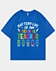 Battery Life Of A Perschool Teacher Oversized Mid Half Sleeve T-Shirt