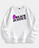 Beach Justice Shameless - Drop Shoulder Fleece Sweatshirt