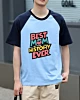 A Girl Says Best Mom In History Ever Short Raglan T-Shirt