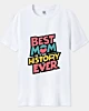 A Girl Says Best Mom In History Ever Cooling T-Shirt