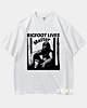 Bigfoot Lives Matter Black Sketch - Schweres T-Shirt in Übergröße