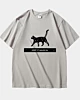 Chat noir Ethereal Quote Garde-le Magique T-shirt lourd de poids