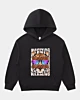 Black Orange Warning The Tiger Kids Young Hoodie