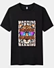 Black Orange Warning The Tiger Cooling T-Shirt