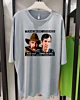 Blaze Foley & Townes Van Zandt, Gone But never Forgotten Oversized Mid Half Sleeve T-Shirt