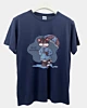 Blue Monday Rain Sad Cat - Classic T-Shirt