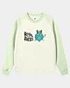 Born Be Fabulous Funny Meme Raglan Sleeve Sweatshirt