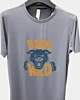 Born Wild Illustration Panther Head - Quick Dry T-Shirt