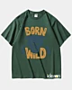 Born Wild Illustration Tête de panthère - T-shirt lourd