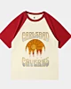 Carlsbad Caverns New Mexico Nature Hiking Outdoors Short Raglan T-Shirt