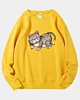 Cartoon Cat Character 2 - Pellet Fleece Sweatshirt