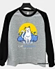 Cat Grooming Service 2 - Raglan Sleeve Sweatshirt