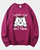 Jede Katze ist mein bester Freund - Klassisches Fleece-Sweatshirt
