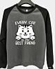 Every Cat Is My Best Friend - Sweatshirt à manches raglan
