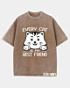 Jede Katze ist mein bester Freund - Acid Wash T-Shirt