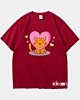 Sweet Smiling Cute Kitten - Maglietta oversize di peso elevato