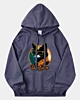 Retro Cool Cat With Sunglasses - Oversized Hoodie