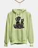 Les amis sont comme des étoiles - Classic Fleece Hoodie