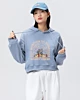 Cat Surfing In Paradise - Cropped Hoodie