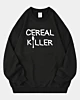 Cereal Killer Breakfast Oversized Sweatshirt