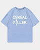 Cereal Killer Breakfast Ice Cotton Oversized T-Shirt