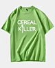 Cereal Killer Breakfast Oversized Drop Shoulder T-Shirt